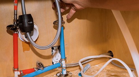 Expert dishwasher water line and drain hose plumbing in Barrie